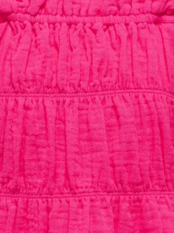 Rose - Chemisier Only KIDS texturé à manches courtes et manches bouffantes