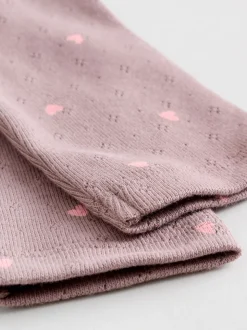 Rose / Crème / Marron Ditsy - Body à volants et manches longues bébé Lot de 4 (0mois2ans)