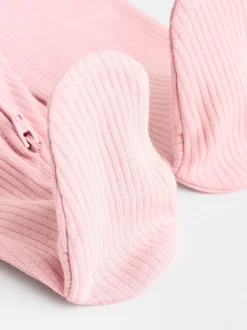 Rose - Dors-bien bébé à fermeture éclair bidirectionnelle (0-2ans)