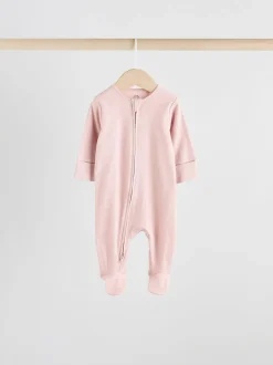 Rose - Dors-bien bébé à fermeture éclair bidirectionnelle (0-2ans)