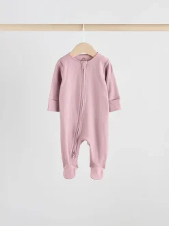 Rose - Dors-bien bébé à fermeture éclair bidirectionnelle (0-2ans)