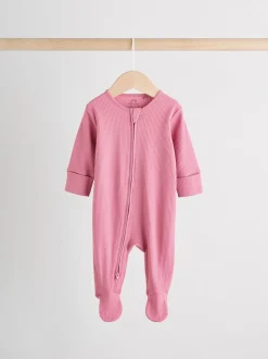 Rose - Dors-bien bébé à fermeture éclair bidirectionnelle (0-2ans)