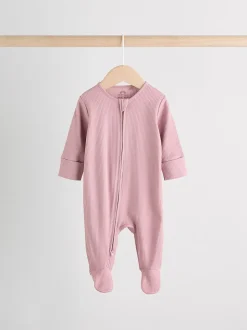 Rose - Dors-bien bébé à fermeture éclair bidirectionnelle (0-2ans)