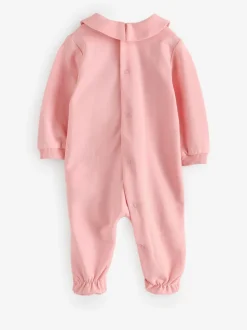Rose - Dors-bien Moschino bébé à logo, bonnet et bavoir avec coffret cadeau