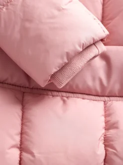 Rose - Doudoune Bébé à capuche (0mois-2ans)