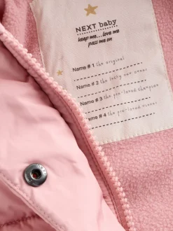 Rose - Doudoune Bébé à capuche (0mois-2ans)