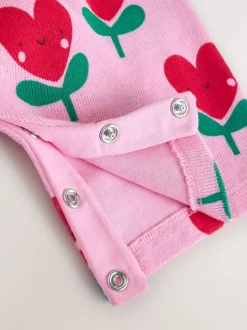 Rose - Ensemble de salopettes bébé et bodys à manches longues Ensemble 2 pièces (0mois-3ans)