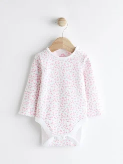 Rose - Ensemble salopette et body à manches longues pour bébé (0mths-2yrs)