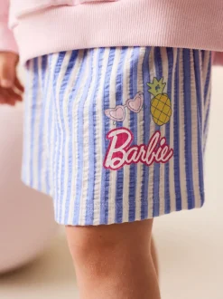 Rose - Ensemble short Barbie (3mois-7ans)