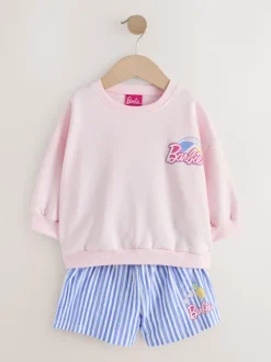 Rose - Ensemble short Barbie (3mois-7ans)