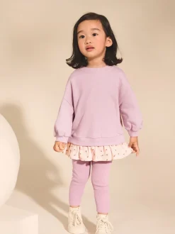 Rose - Ensemble Top et Leggings à manches longues (3mths-7yrs)