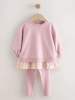 Rose - Ensemble Top et Leggings à manches longues (3mths-7yrs)