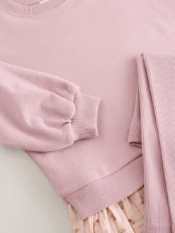 Rose - Ensemble Top et Leggings à manches longues (3mths-7yrs)