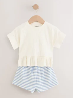 Rose - Ensemble t-shirt et short 2 (3mois à7ans)