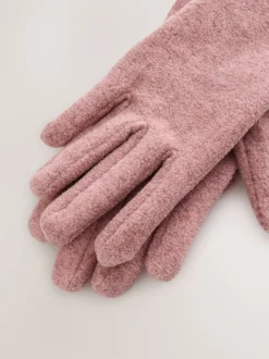 Rose - Gants de toison