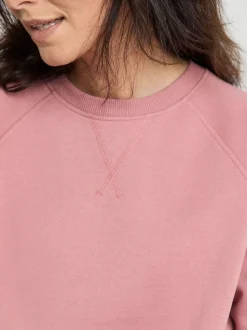 Rose - JD Williams Sweat-shirt long classique à Col rond