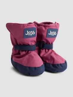 Rose - Jojo Maman Bébé Chaussons doublés en polaire