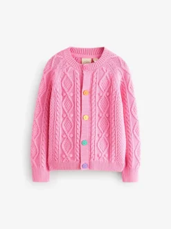 Rose - Little Bird by Jools Oliver Cardigan en Coton Torsade