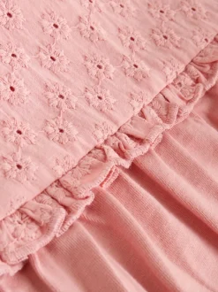 Rose - Lot de 3 barboteuses imprimées bébé