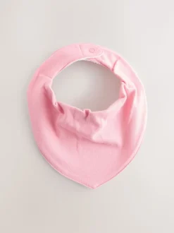 Rose - Lot de 5 bavoirs pour bébé