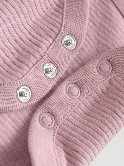 Rose - Lot de 5 bodies bébé à manches courtes