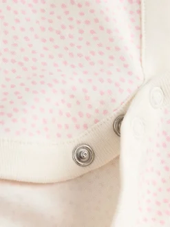 Rose - Lot de 5 bodys à manches longues pour bébé