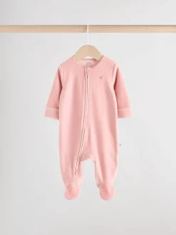 Rose - Lot de 2 dors-bien bébé en velours (0mois2ans)