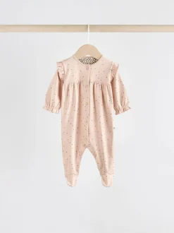 Rose - Lot de 3 dors-bien bébé avec turbans assortis (0mois2ans)