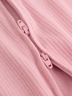 Rose - Lot de 5 dors-bien sans pieds zippés pour bébé (0mois3ans)