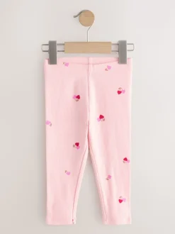 Rose - Lot de 5 leggings côtelés (3mois-7ans)