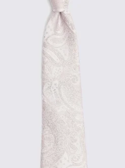 Rose - MOSS Mariage Motif paisley Cravate