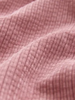 Rose - Pantalons Amples en velours côtelé doux