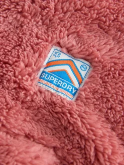 Rose - Polaire Superdry quart zippée