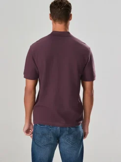 Rose - Polos texturé Coupe classique