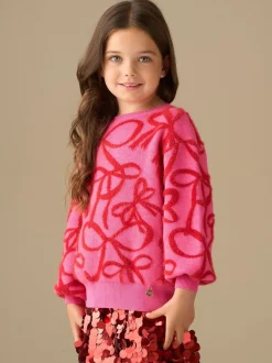 Rose - Pull Angel & Rocket Livia à nœud