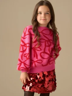 Rose - Pull Angel & Rocket Livia à nœud