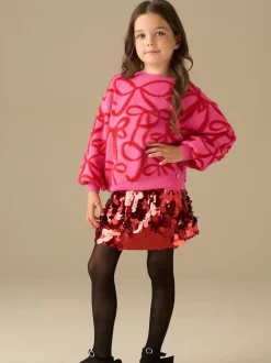 Rose - Pull Angel & Rocket Livia à nœud