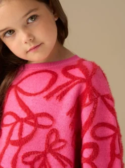 Rose - Pull Angel & Rocket Livia à nœud