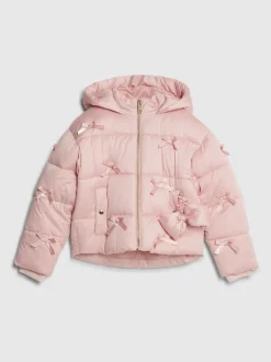 Rose - River Island Veste matelassée à nœud 3D