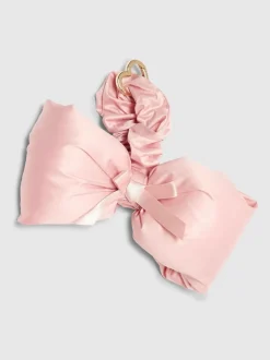 Rose - River Island Veste matelassée à nœud 3D
