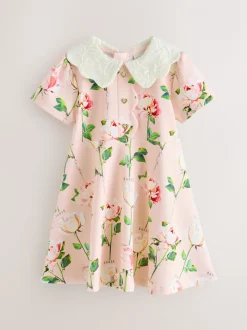 Rose - Robe Baker by Ted Baker Ponte à col en dentelle