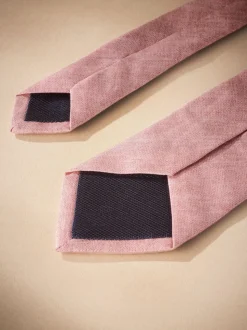 Rose - Signature Made In Italie Imprimé Mélange Look Cravate