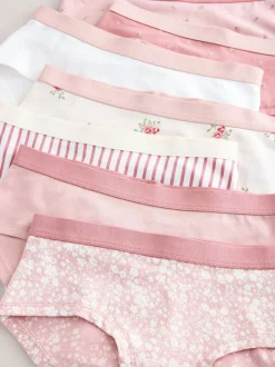 Rose - Slips hipsters 7 (2-16ans)