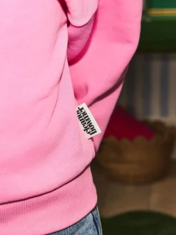 Rose - Sweat-shirt graphique oversize à col rond Eleanor Bowmer