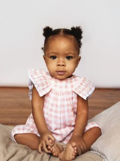 Rose - The Little Tailor Bébé Muslin 100% Coton Combinaison