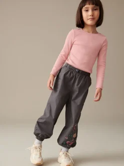 Rose - Top côtelé à manches longues (3-16ans)