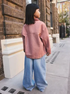 Rose - Veste à col en velours côtelé (3-16ans)