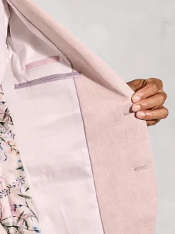 Rose - Veste de costume texturée Brook Taverner pour occasions