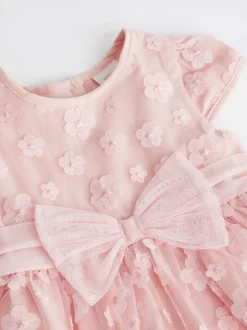 Rose 3D Fleurs - Robe d'occasion pour bébé (0mths-2yrs)