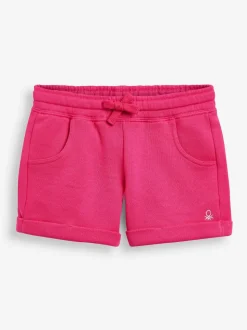 Rose foncé - Benetton Short en jersey Filles 100% coton